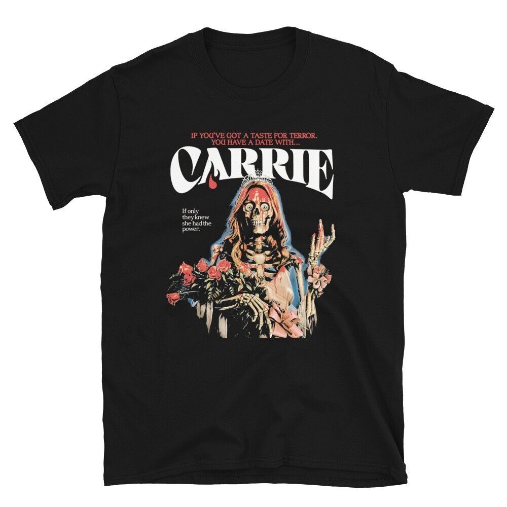 Carrie Unisex Tshirt 1976 Horror Movies Supernatural Halloween Shirt